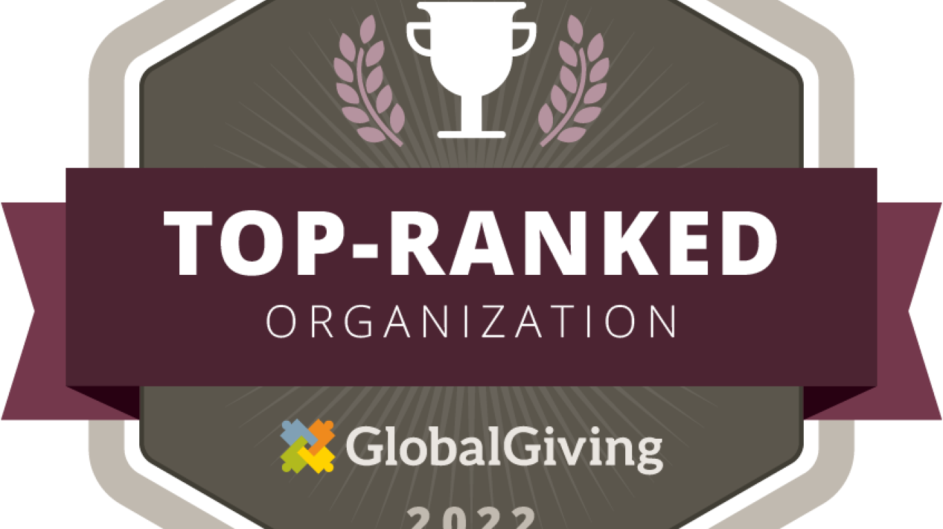 2022 Top Ranked Organization on GlobalGiving