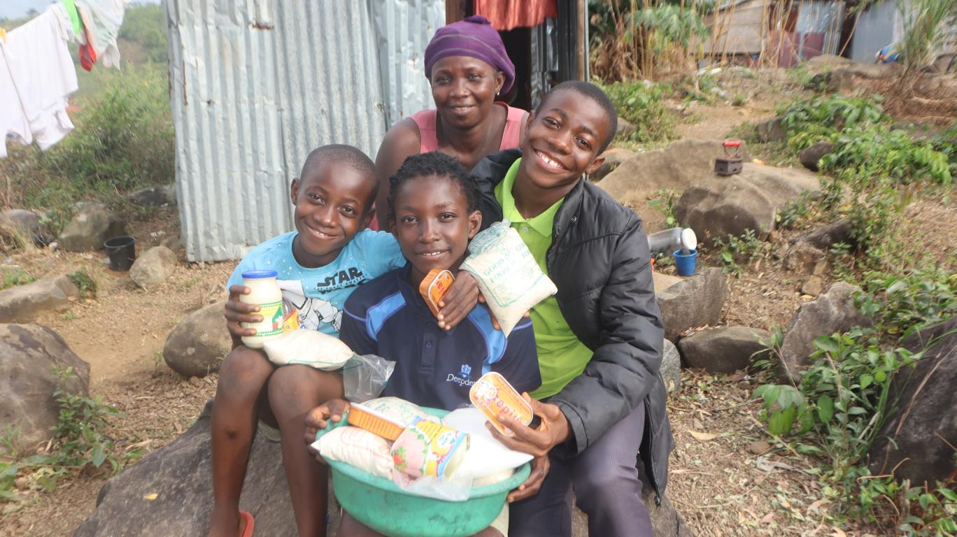 Family with Food Support