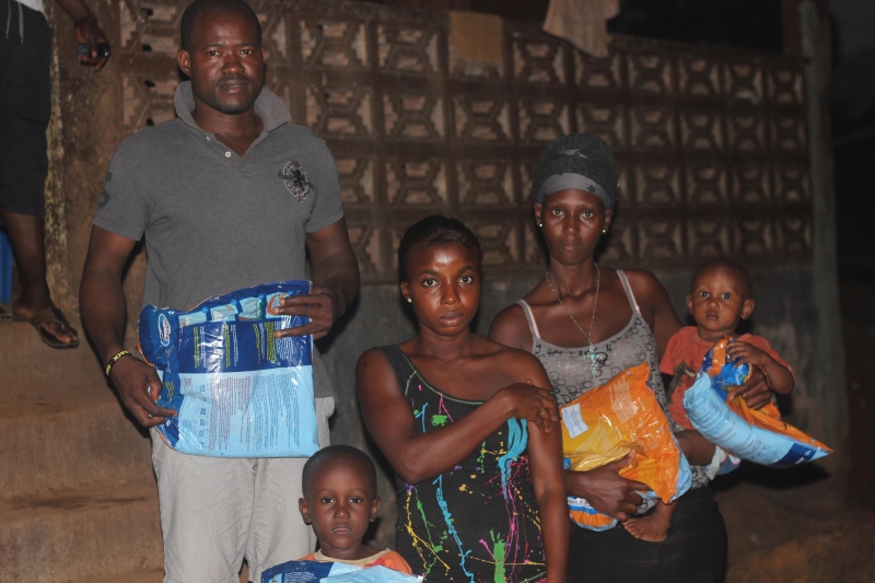 family - bed mosquito net beneficiaries