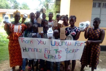 solar lights for kids in Bo, Sierra Leone